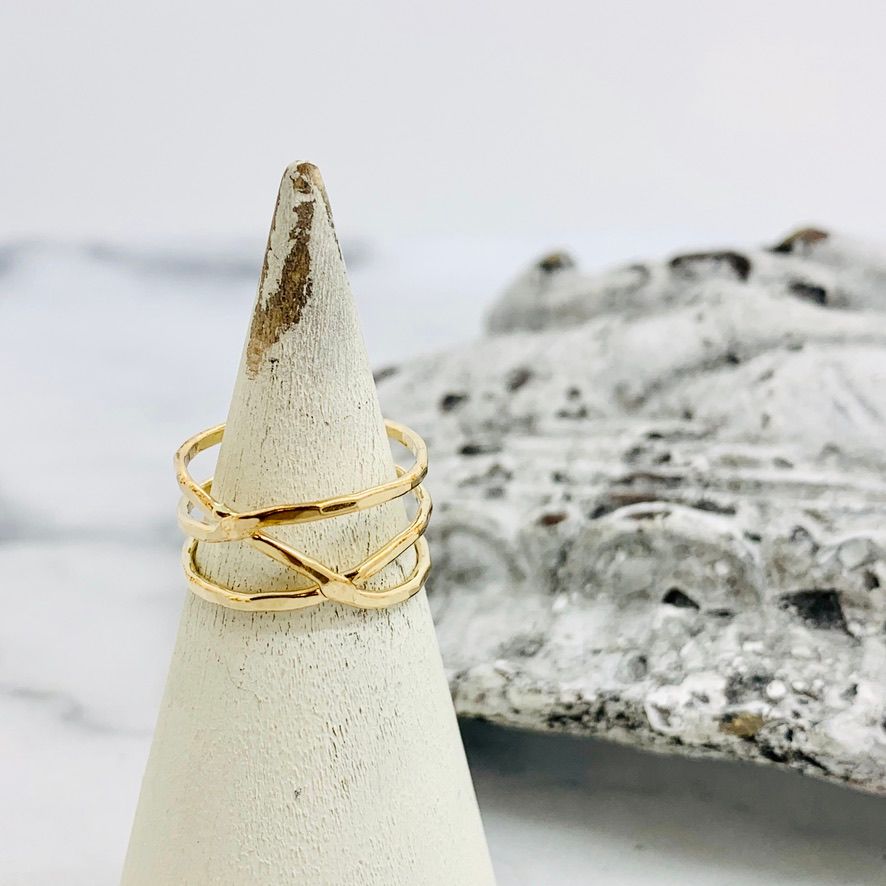Aphrodite Wrap Ring, GF, Size: 7