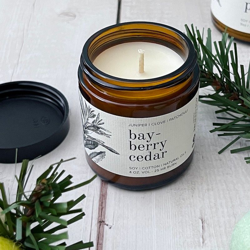 Bayberry Cedar Soy Candle, Size: 4oz