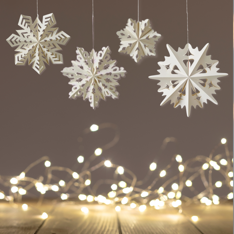 Hanging Paper Snowflake