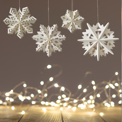 Hanging Paper Snowflake