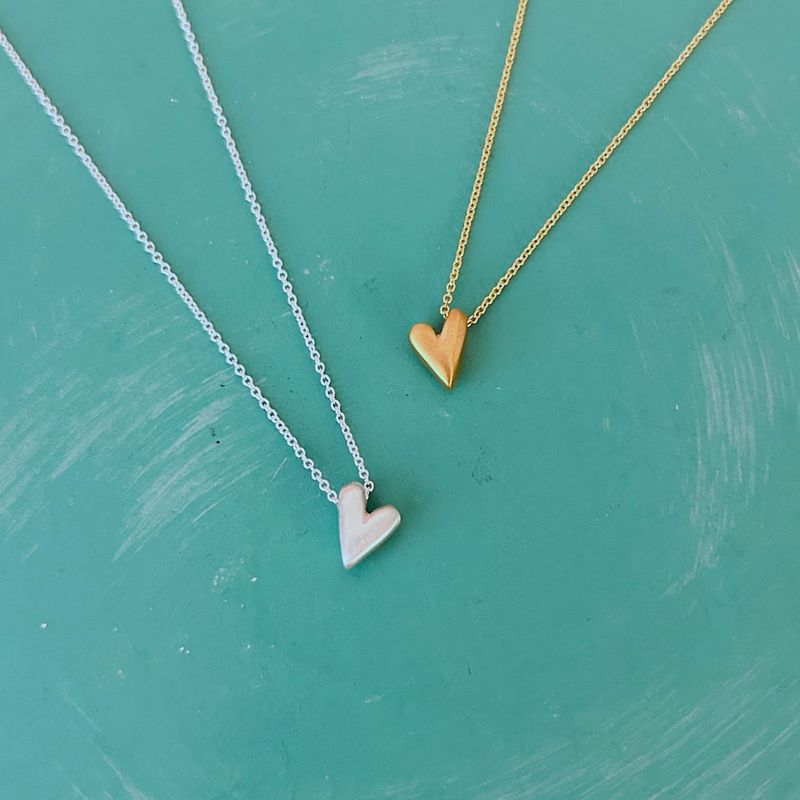 Handmade Tiny Heart Necklace