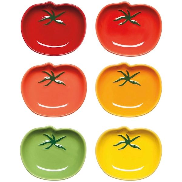 Heirloom Tomatoes Shaped Pinched Bowl
