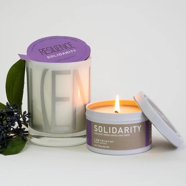 Solidarity Candle by Labyrinth Made Goods