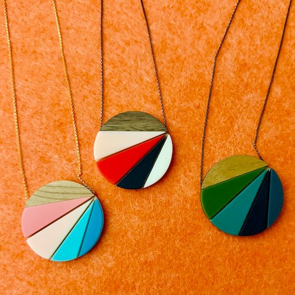 2025 SIGNE Radiant Colorblock Necklace