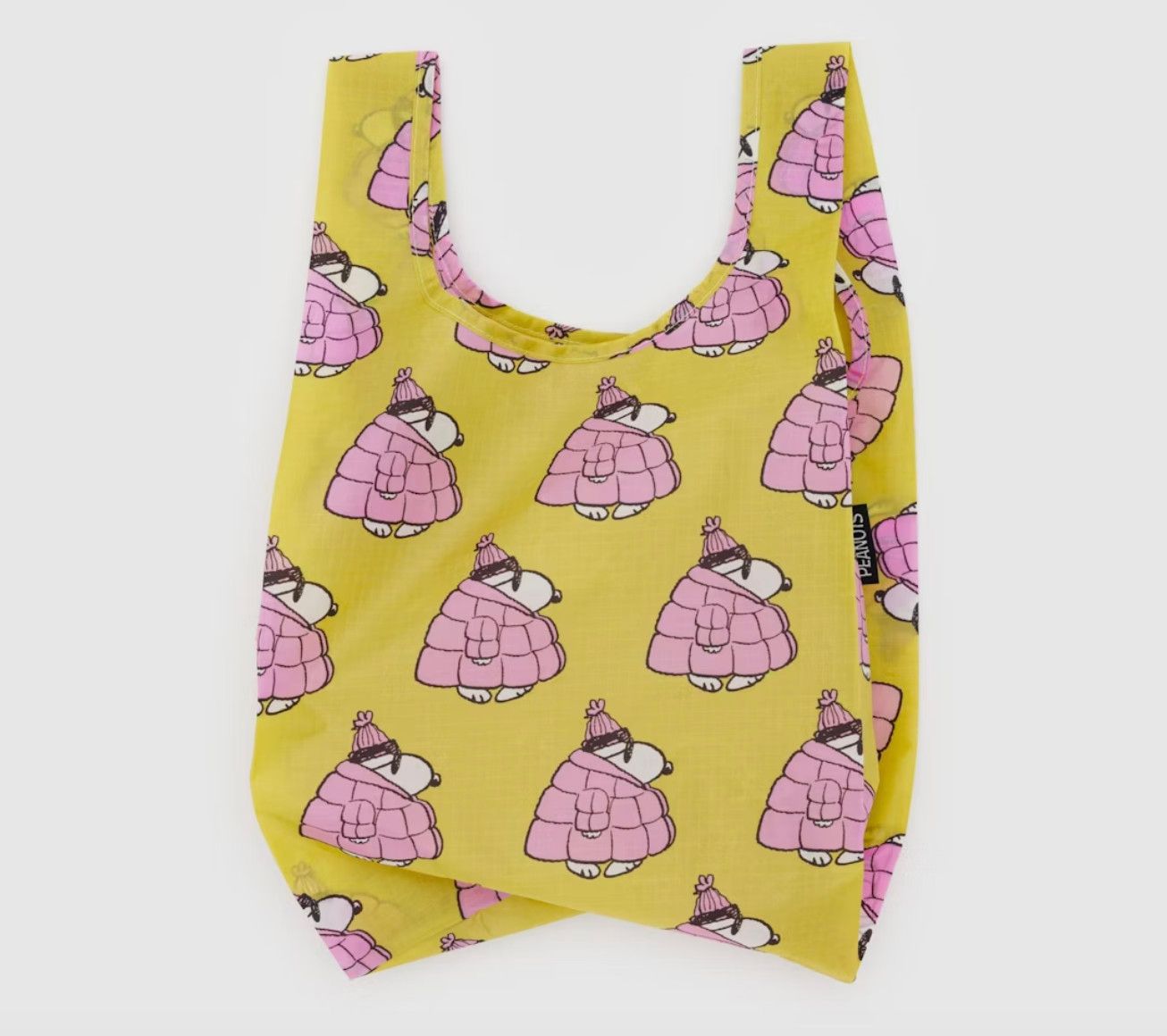 Baggu x Peanuts: Puffer Snoopy Pink Baby Baggu