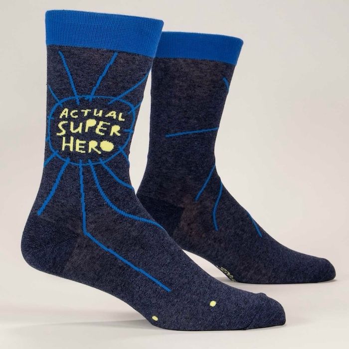 Actual Superhero Men’s Crew Socks
