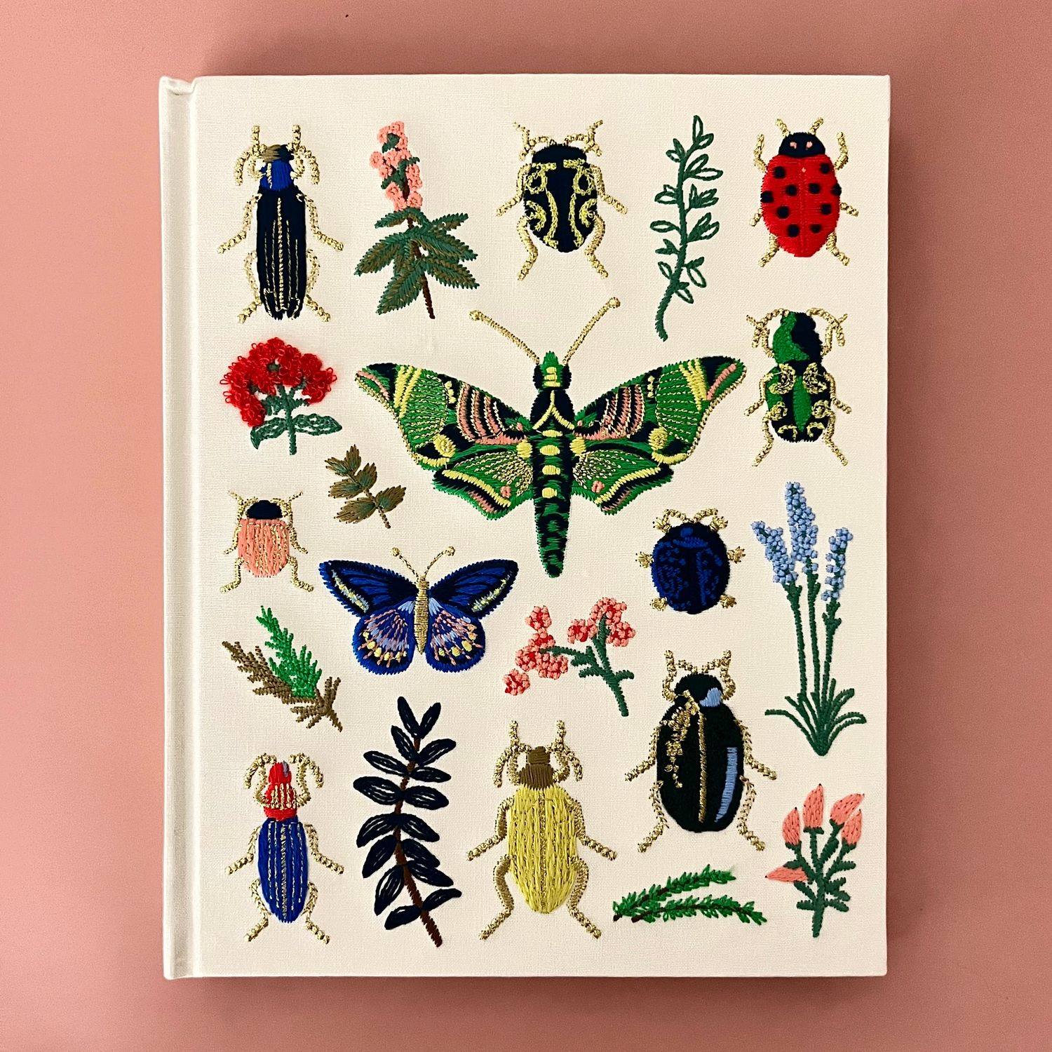 Rifle Paper Curio Embroidered Fabric Sketchbook