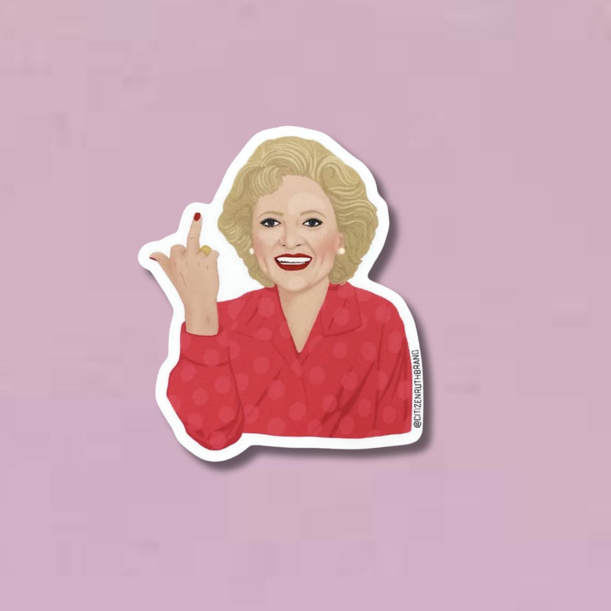 Betty Bird Sticker