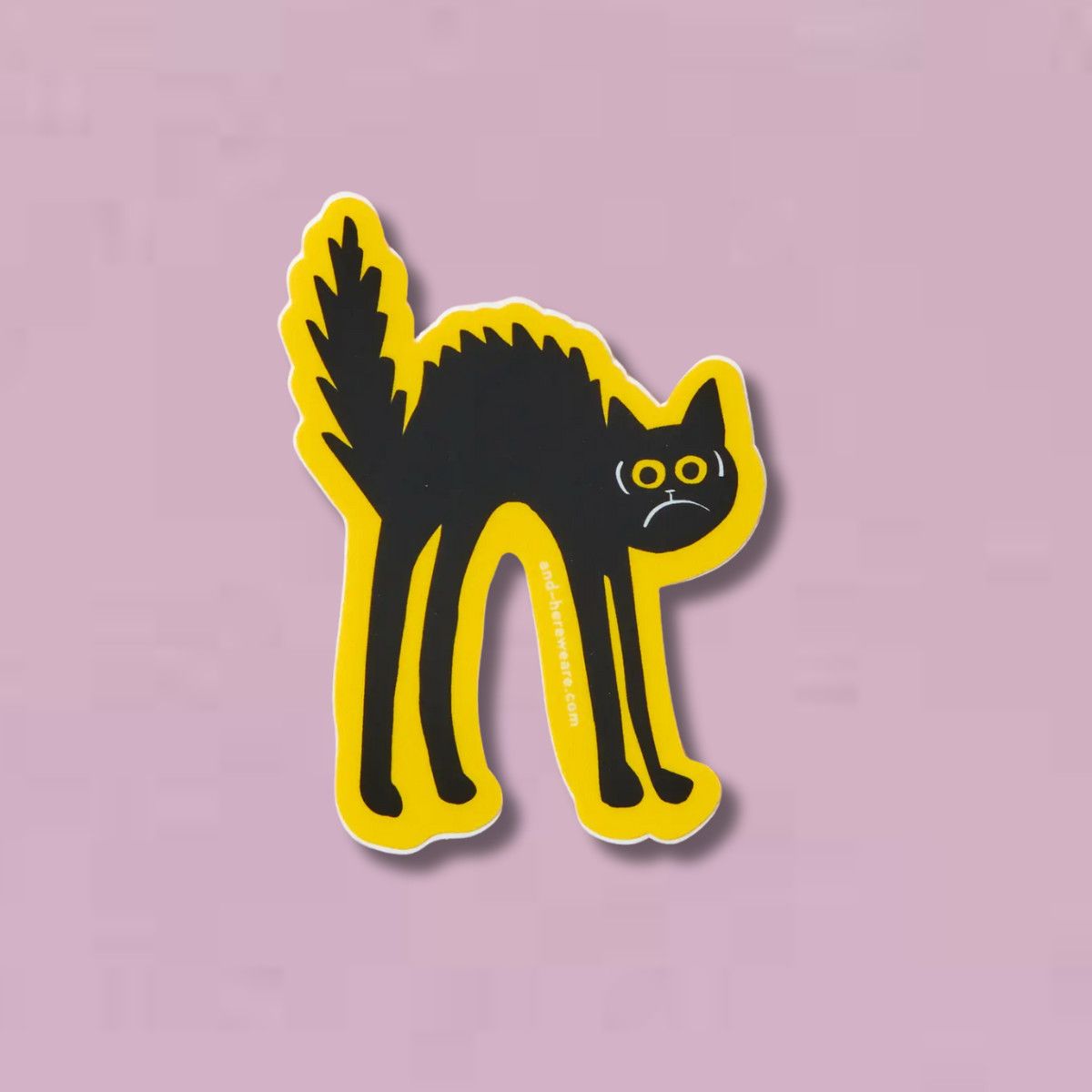 Black Cat Sticker