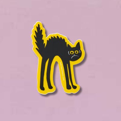 Black Cat Sticker