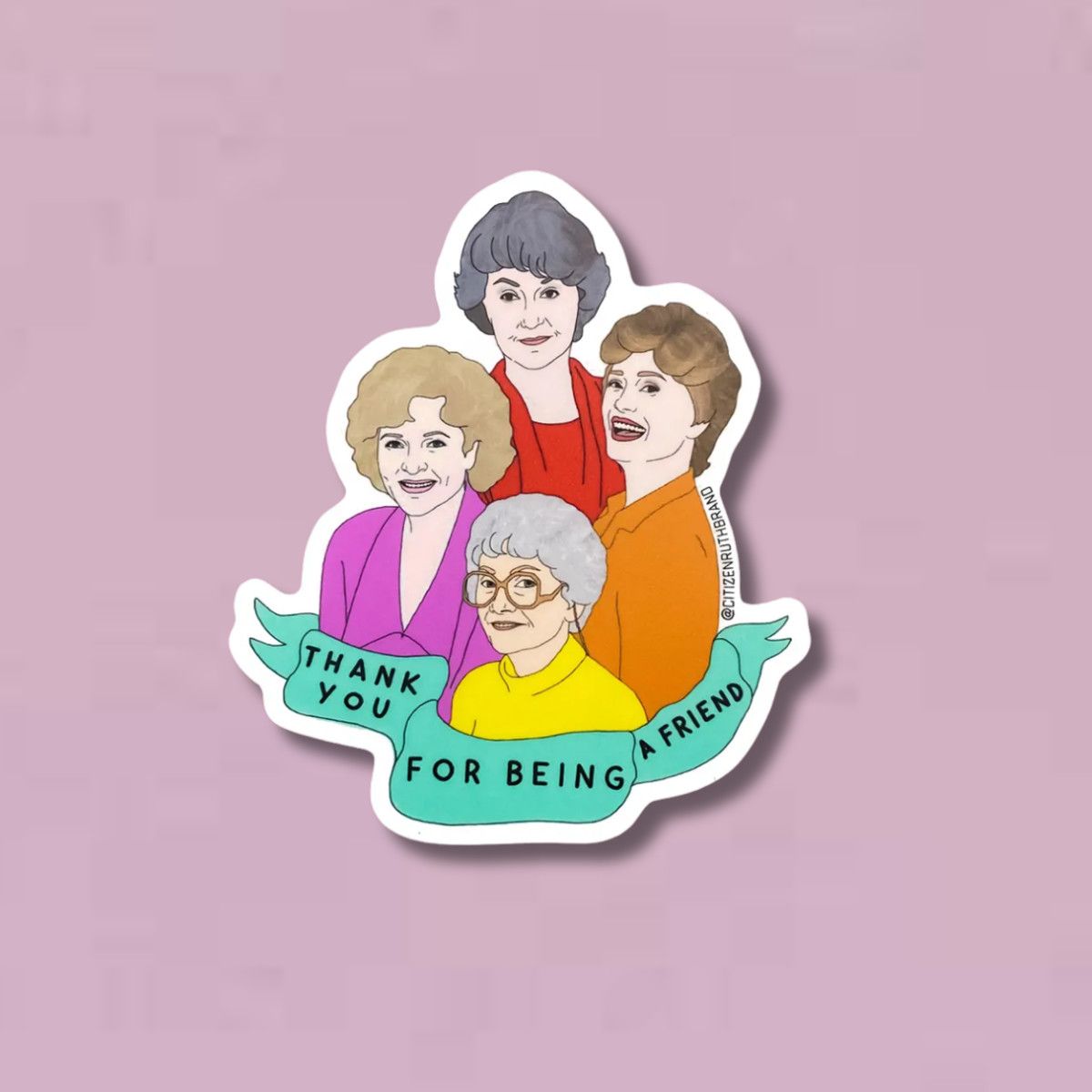 Bold Golden Girls Sticker