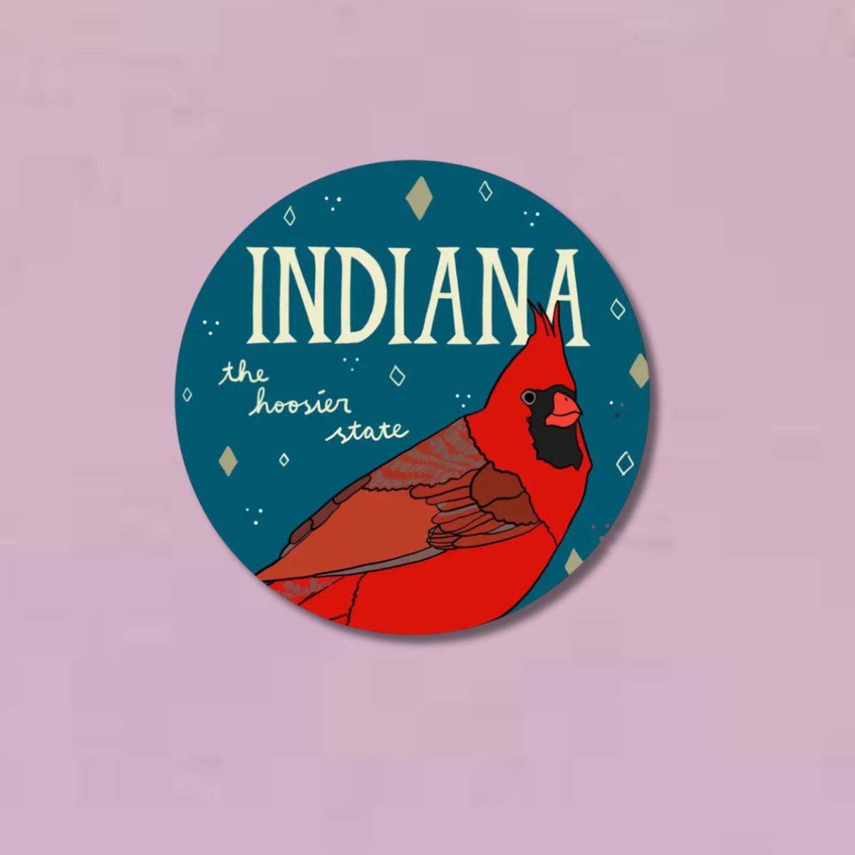 Indiana Cardinal Sticker