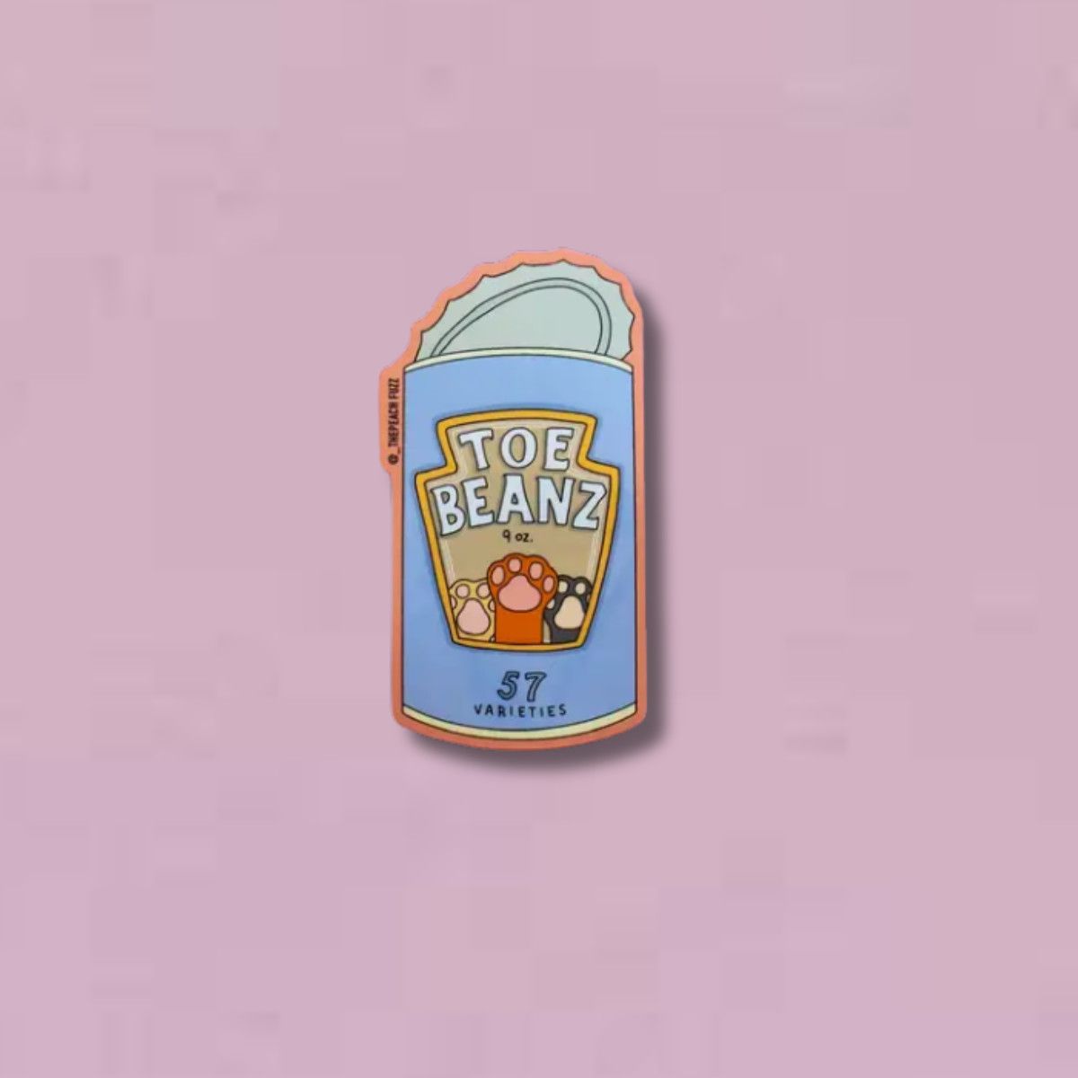 Toe Beans Sticker