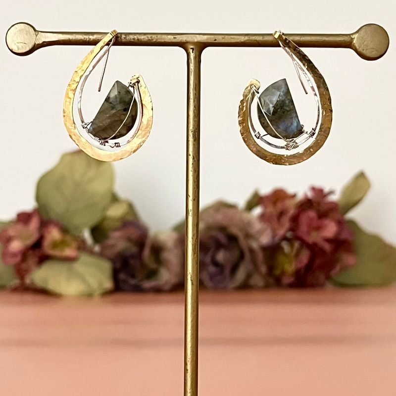 Handmade Half Moon Earrings