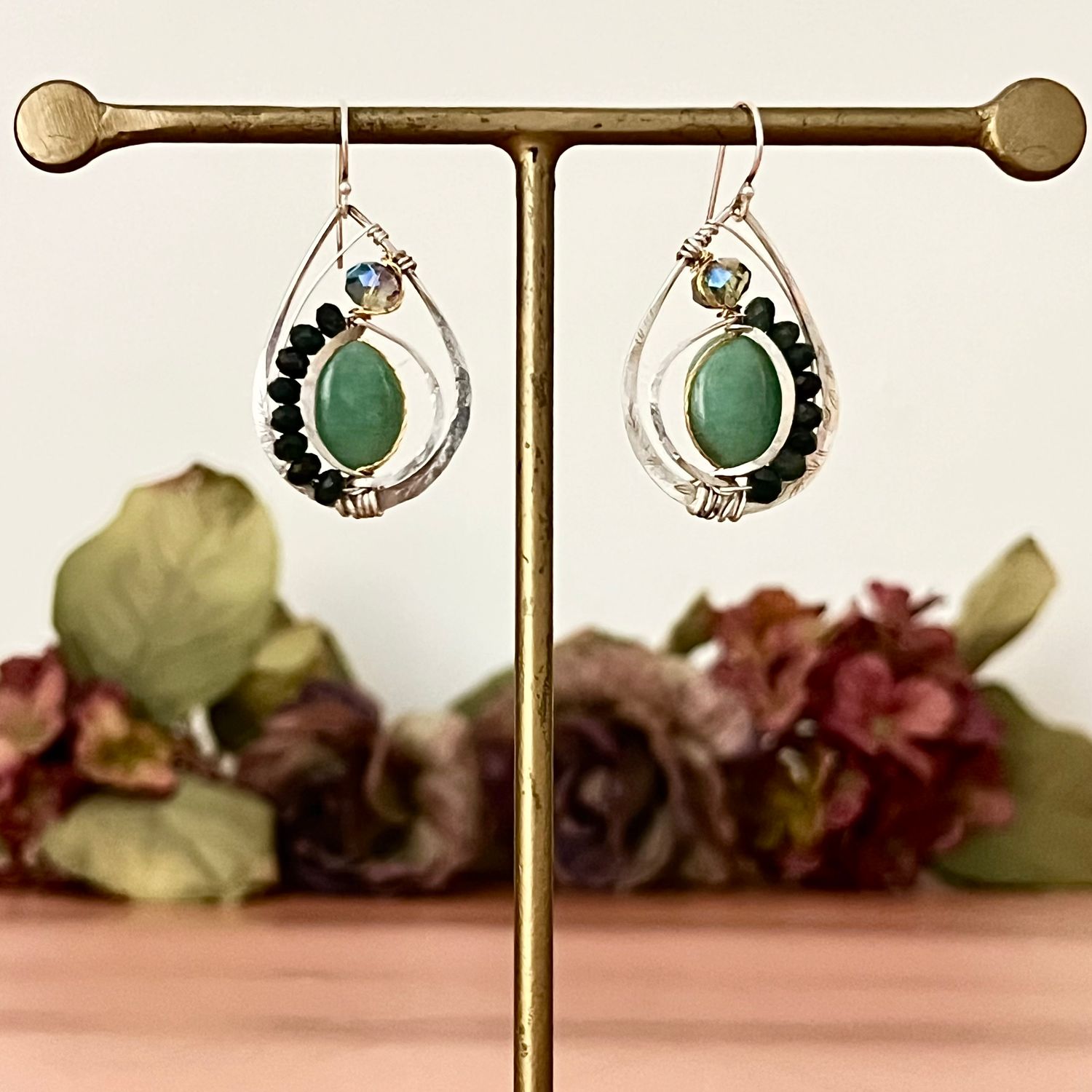 Handmade Lily Pad Earrings