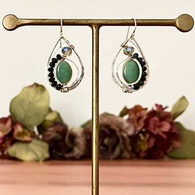 Handmade Lily Pad Earrings