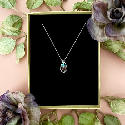 Handmade Wild Strawberry Necklace