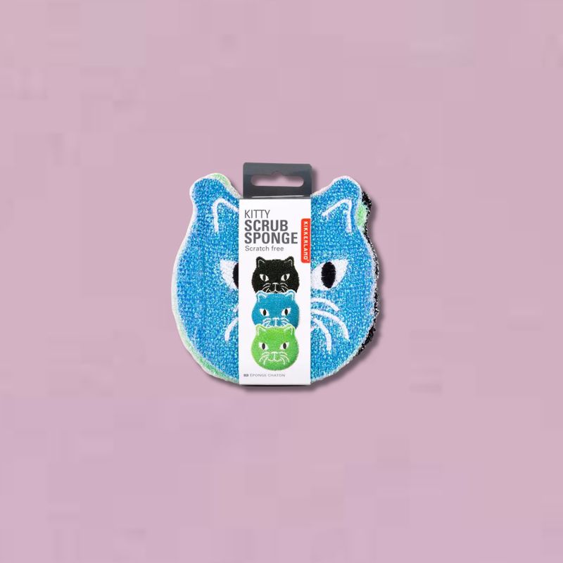 Kitty Scrub Sponge S/3