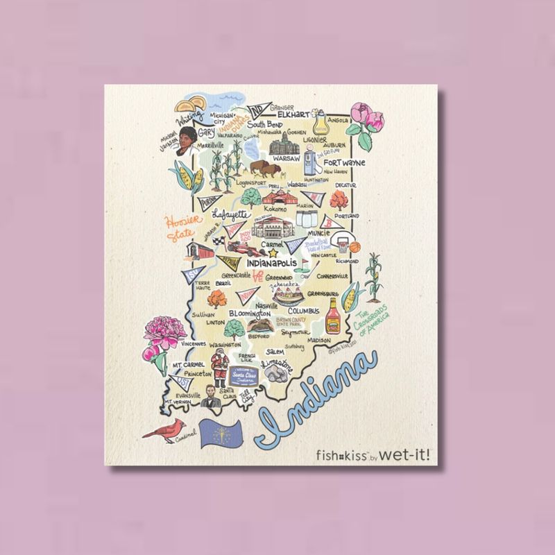 Indiana Swedish Dishcloth