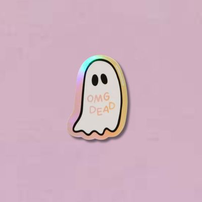 OMG Dead Ghost Sticker