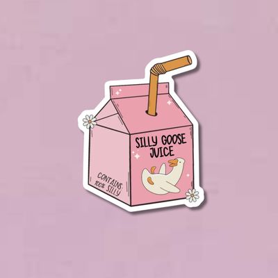 Silly Goose Juice Sticker