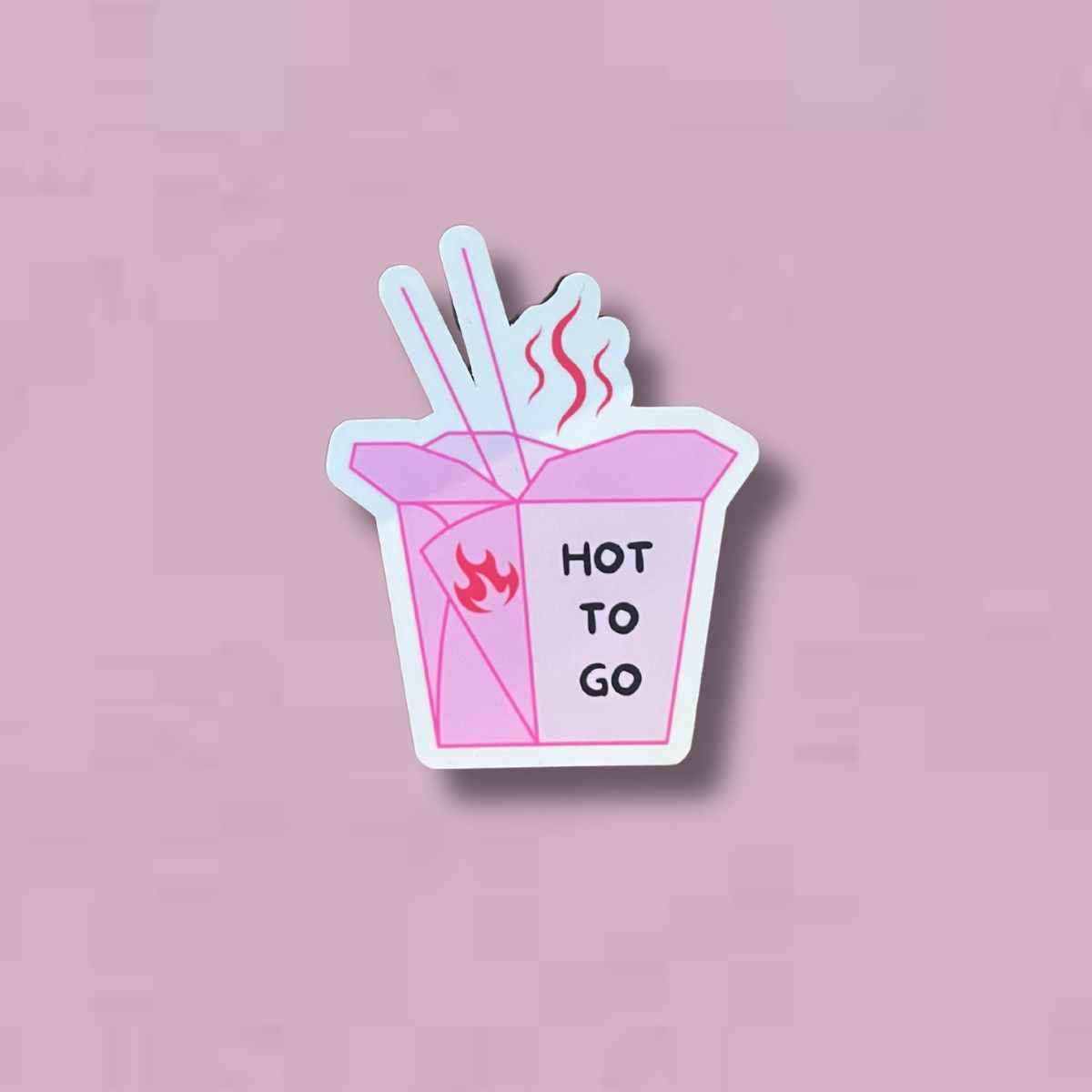 Hot to Go Sticker