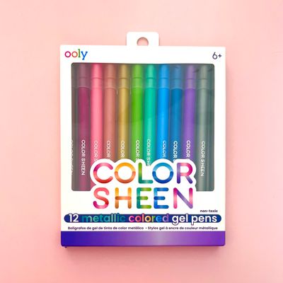 Color Sheen Metallic Gel Pens S/12