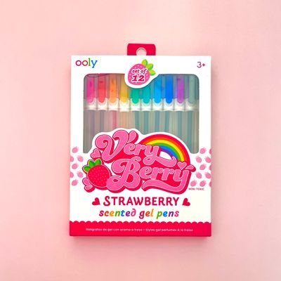 Very Berry Scented Gel Pens - Set of 12