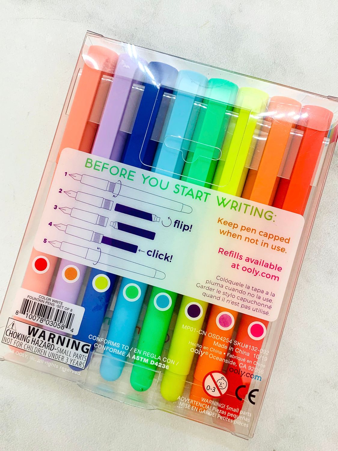 Color Write Fountain Pens