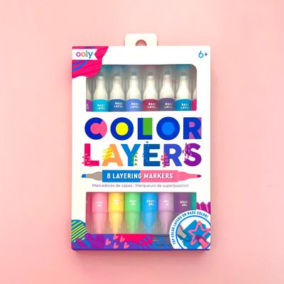 Color Layers Double-Ended Markers S/8