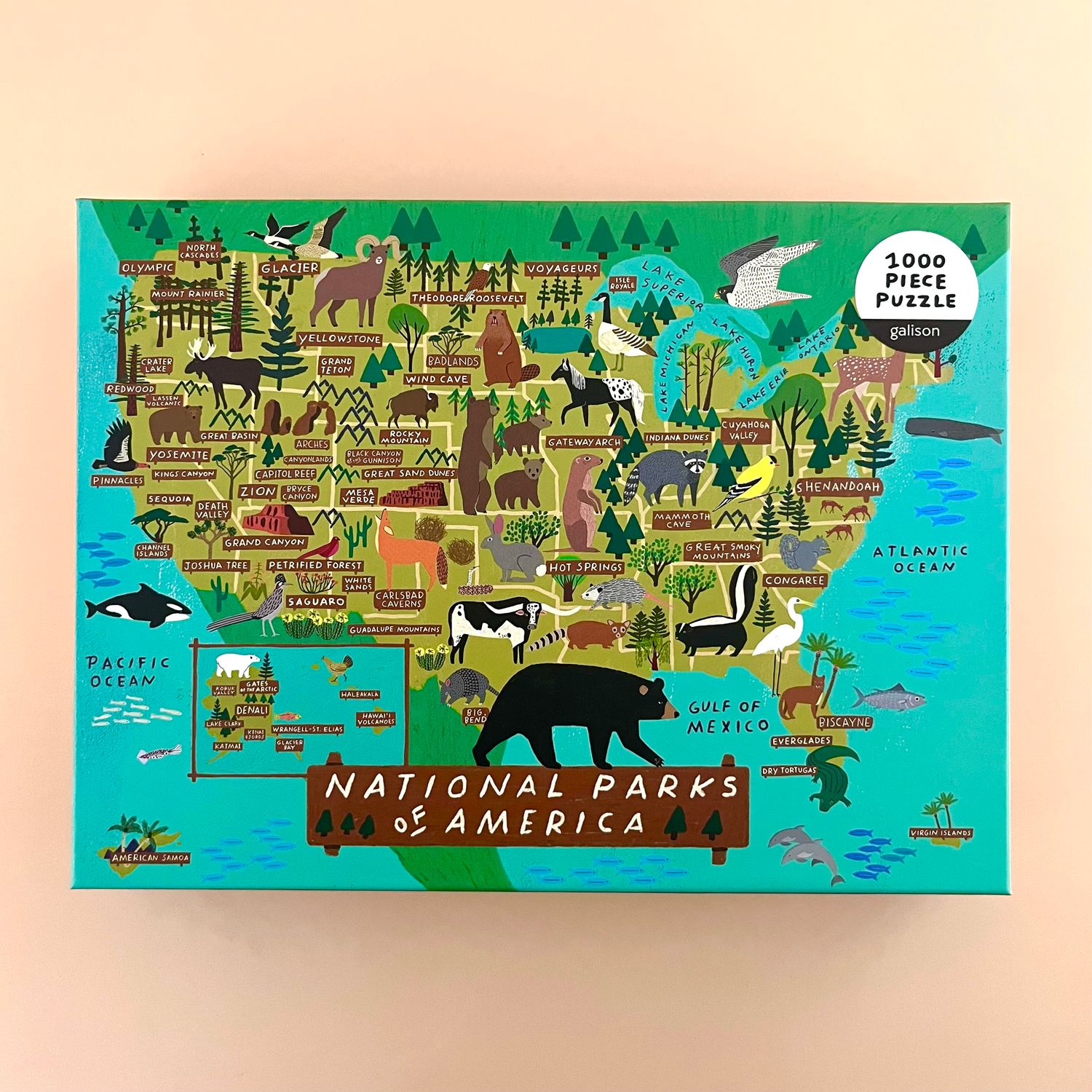 National Parks of America 1000pc Puzzle