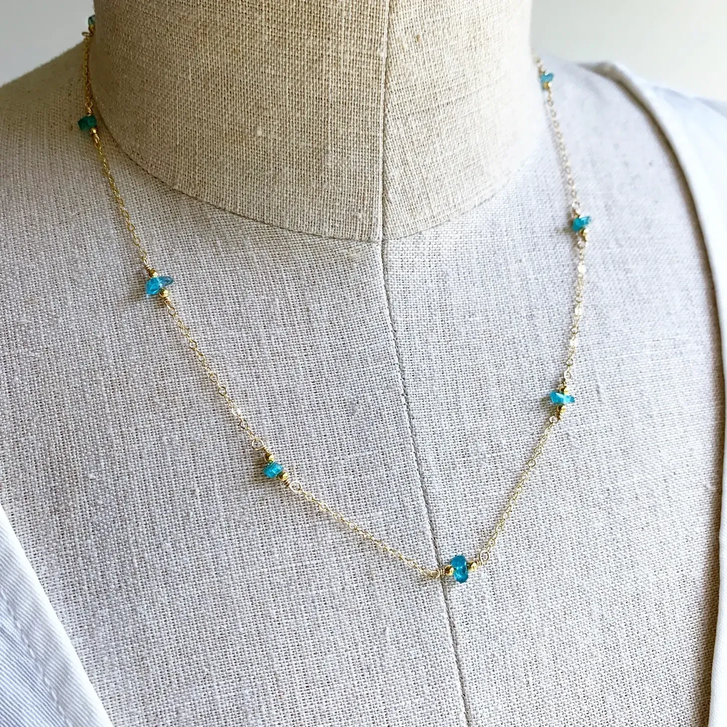 Apatite Chip Necklace