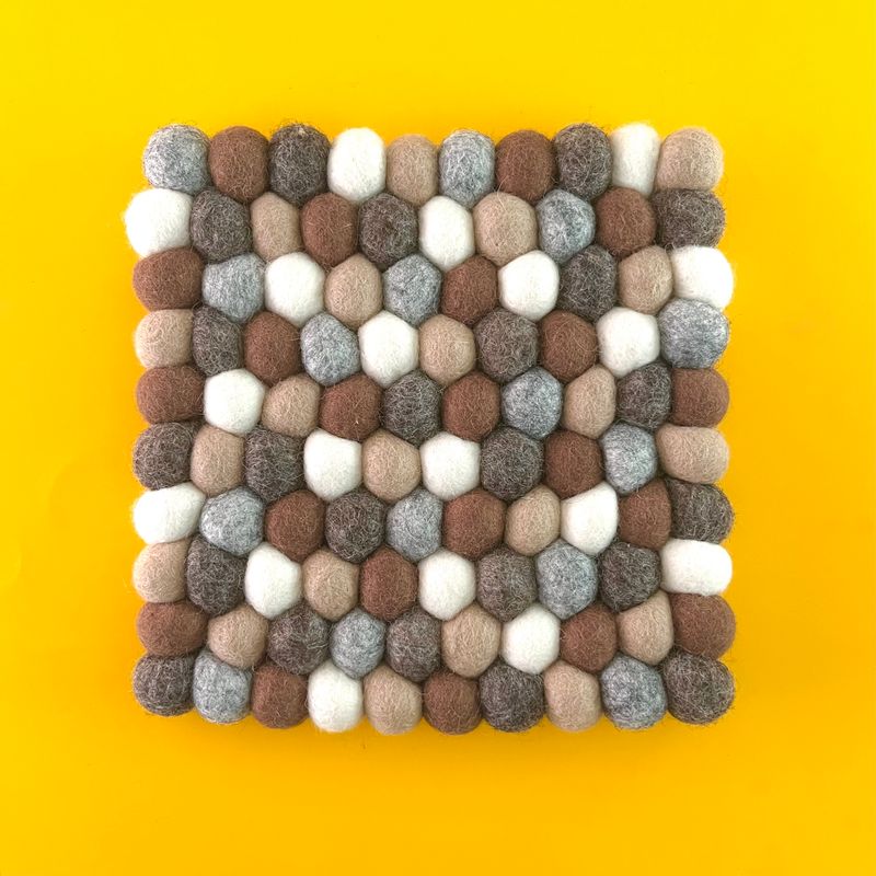Eco Trivet Earth Tones (Square)