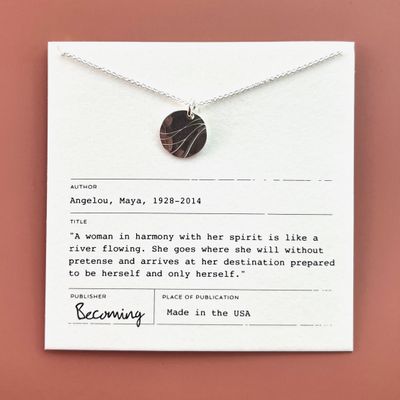 River Necklace, Silver