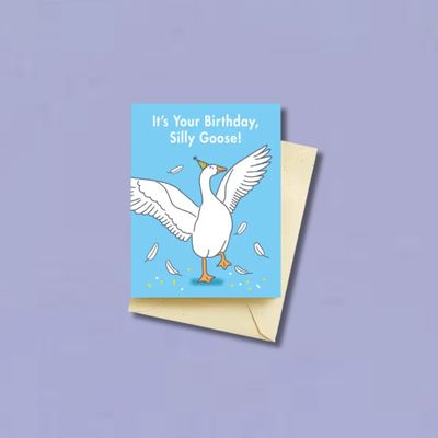 Silly Goose Birthday Card