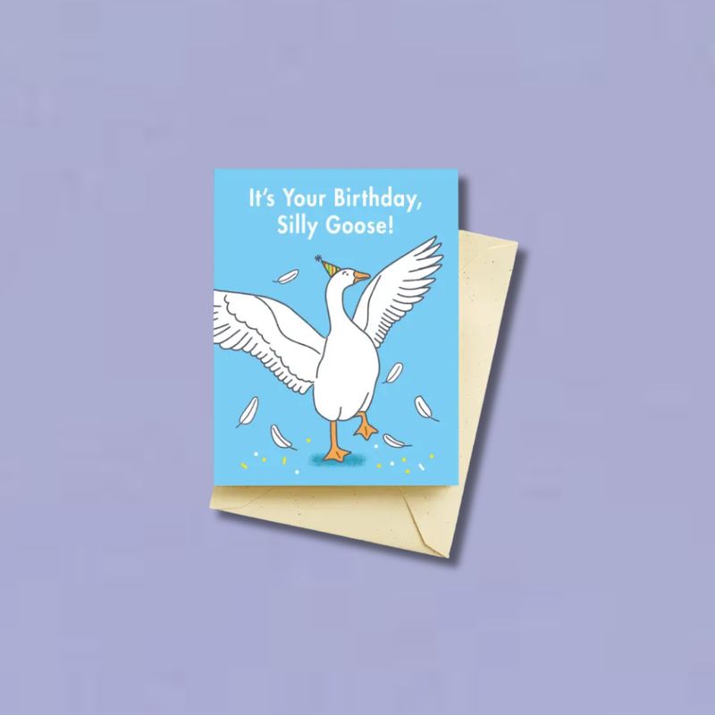 Silly Goose Birthday Card