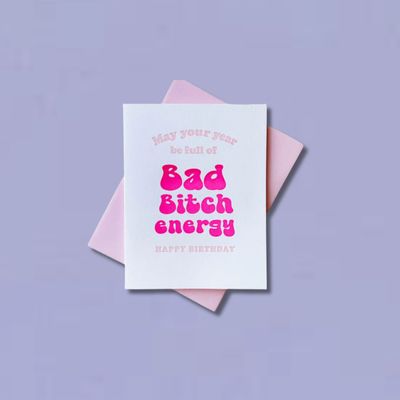 Bad Bitch Energy Card