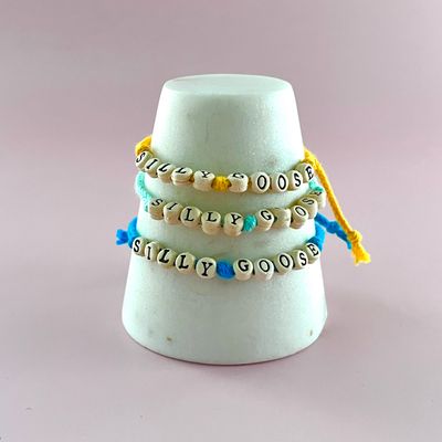 Mudlove Woven Friendship Bracelet Silly Goose