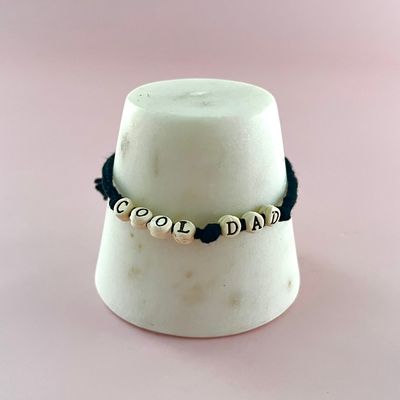 Mudlove Woven Friendship Bracelet Cool Dad | Jet