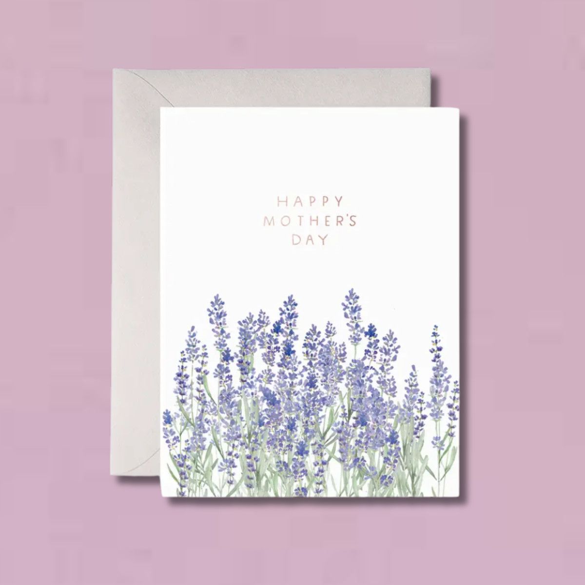 Lavender Mother&#39;s Day Card