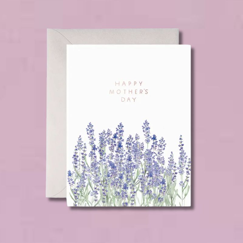 Lavender Mother's Day Card