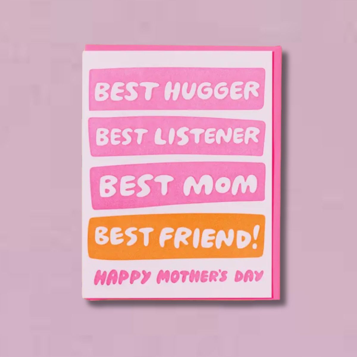 Best Hugger/Listener/Mom/Friend Card