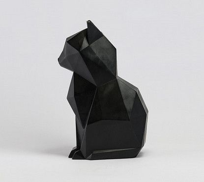 Kisa Pyro Pet Candle, Color: Black (Unscented)
