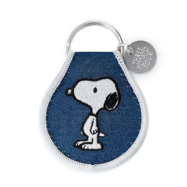 3P4 x Peanuts Patch Keychain, Style: Snoopy Classic