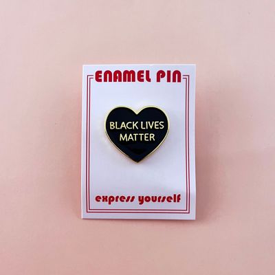 The Found Enamel Pin Black Lives Matter