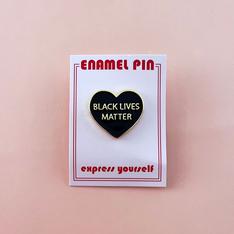The Found Enamel Pin Black Lives Matter