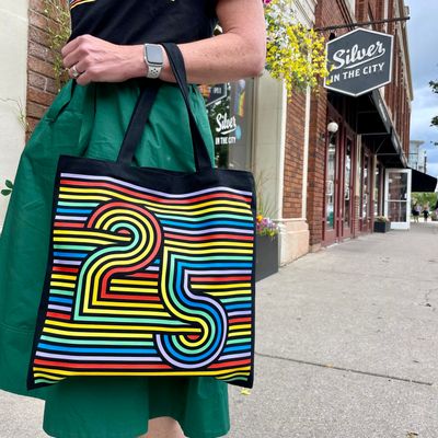Silver in the City 25 Years Pride Tote