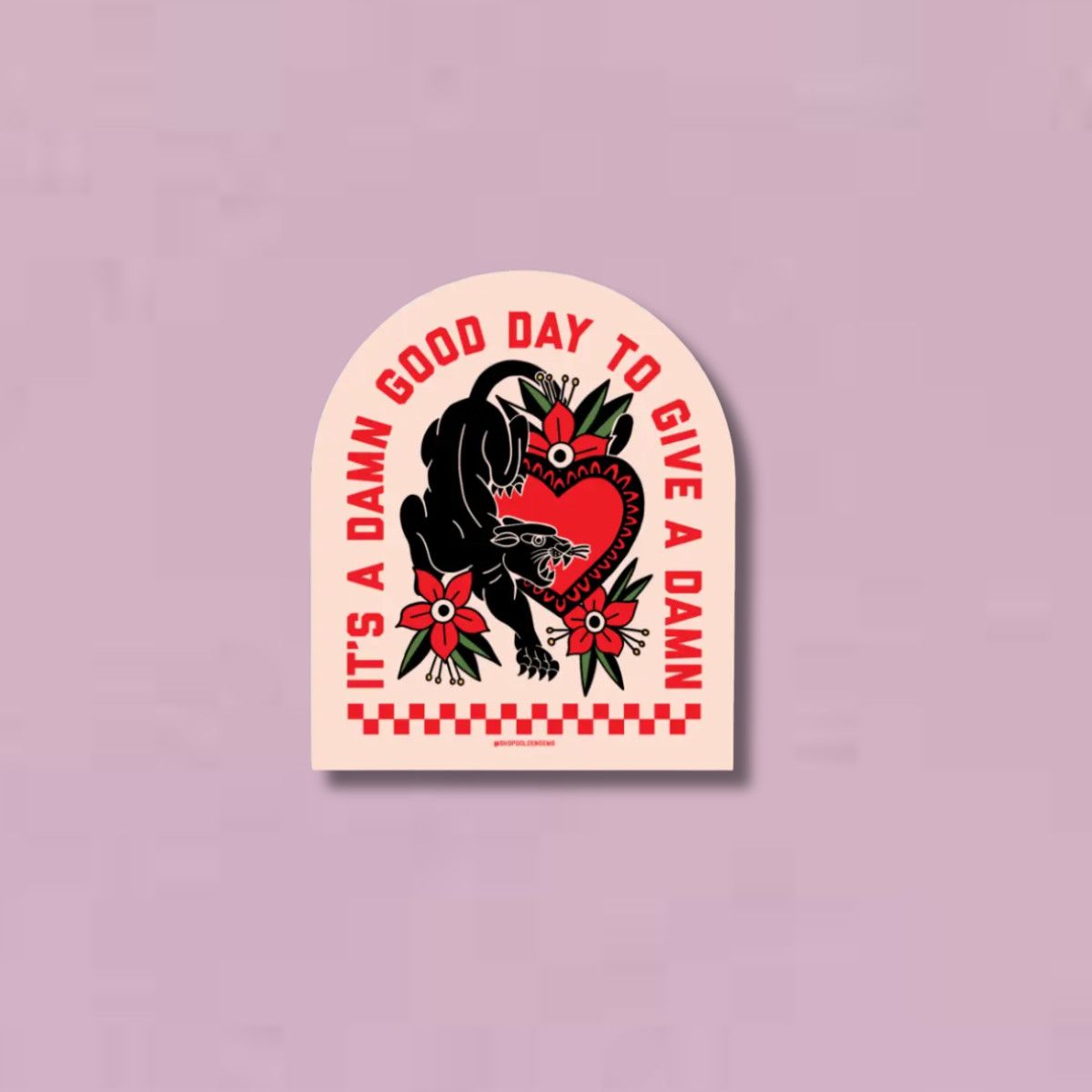 It&#39;s a Damn Good Day Jaguar Sticker