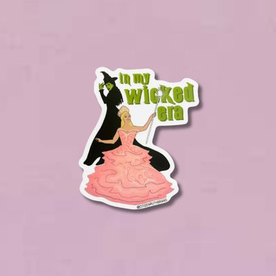 Elphaba and Glinda - In my WICKED era vinyl sticker