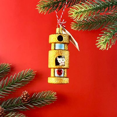 Cat Tower ornament